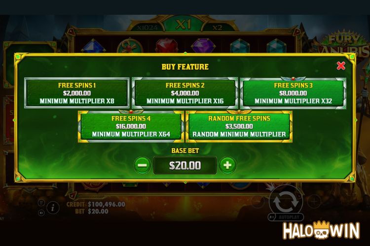 Fury Of Anubis: Bonus Buy