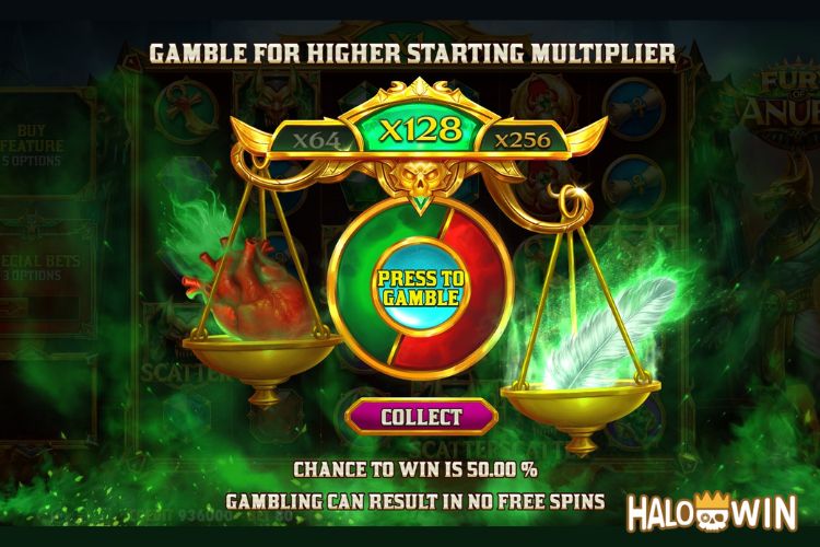 Fury Of Anubis Free Spins: Multiplier