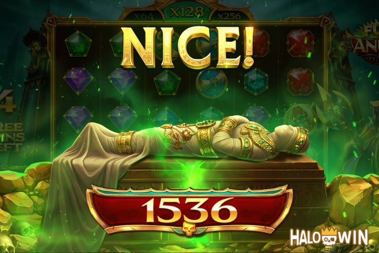 Bet 80 pesos and win 1,536 pesos on Fury Of Anubis Big Win.