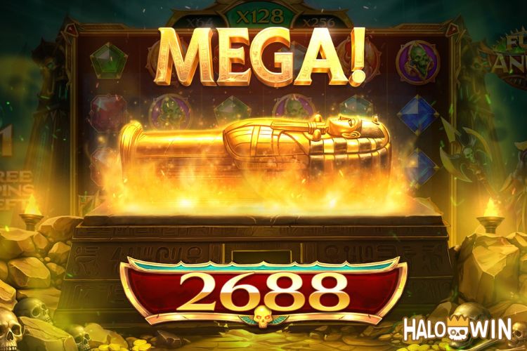 Bet 80 pesos and win 2,688 pesos on Fury Of Anubis Big Win.