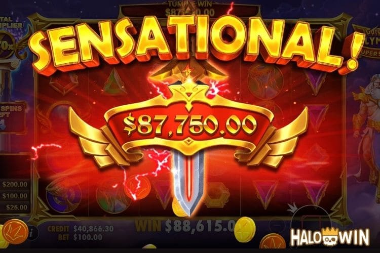 Bet 100 pesos and win 87,750 pesos on Gates Of Olympus Super Scatter Big Win.