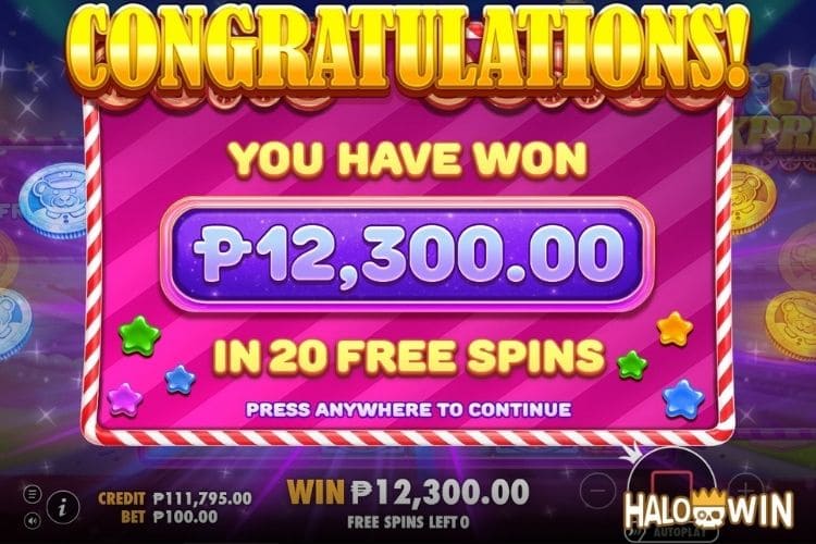 Get 12,300 Pesos in PP Jelly Express Free Spins.