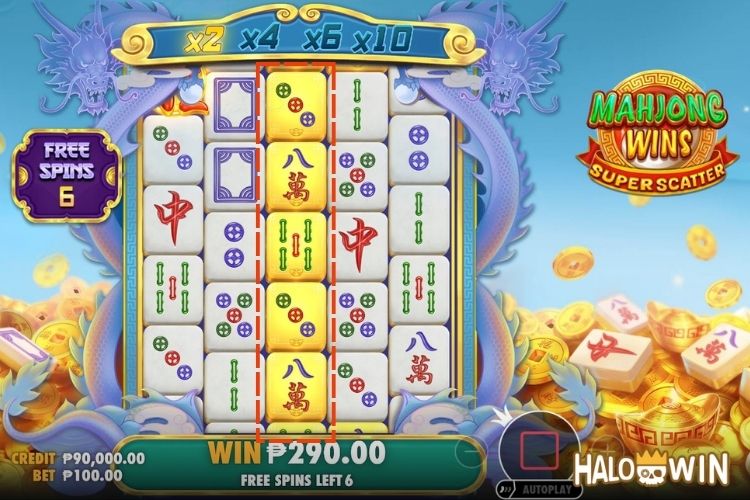 Mahjong Wins Super Scatter Free Spins: Mystery Symbol