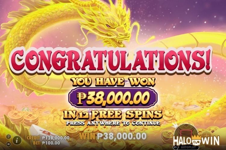 Get 38,000 Pesos in PP Mahjong Wins Super Scatter Free Spins.
