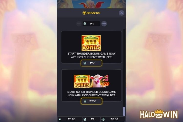 Olympig Features: Bonus Buy