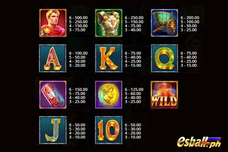 PP Pompeii Megareels Megaways Slot Paytable PP Pompeii Megareels Megaways Slot Paytable