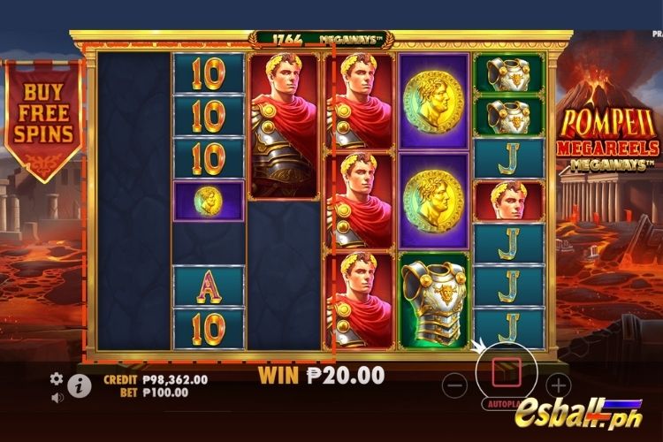 Pompeii Megareels Megaways: Cascading Reels Pompeii Megareels Megaways: Cascading Reels