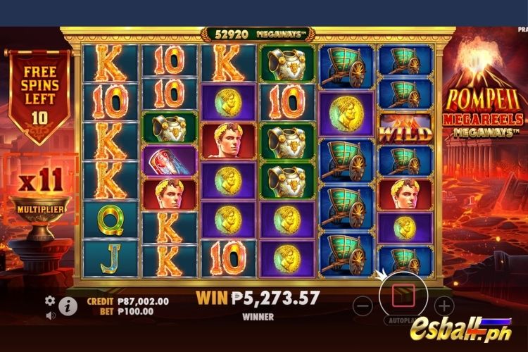 In Free Game, Pompeii Megareels Megaways: Multiplier In Free Game, Pompeii Megareels Megaways: Multiplier
