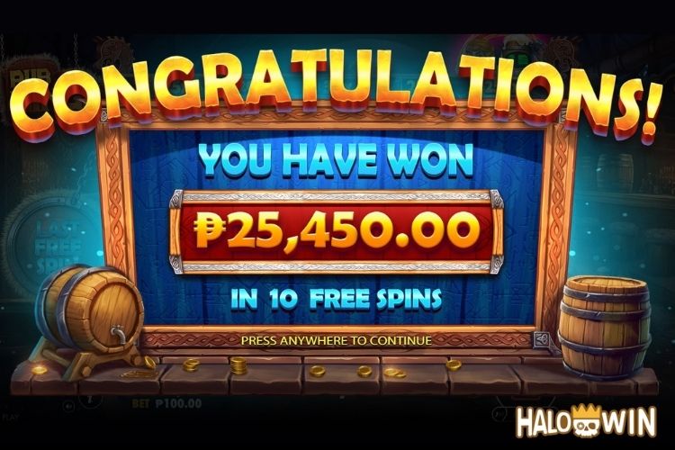 Get 25,450 Pesos in PP Pub Kings Free Spins.