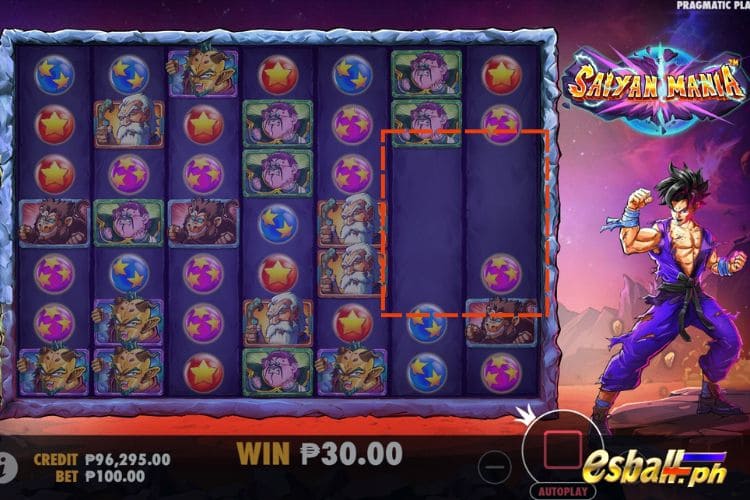 Saiyan Mania: Cascading Reels