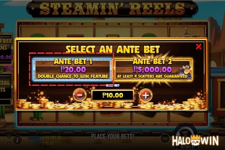 Steamin' Reels: Extra Bet