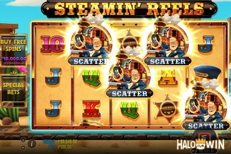 3+ Scatter trigger the Free Spins