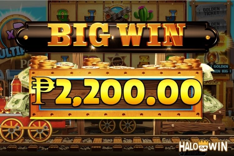Bet 100 pesos and win 2,200 pesos on Steamin' Reels Big Win.