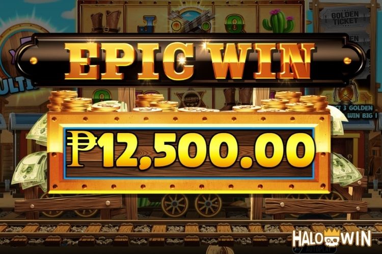 Bet 100 pesos and win 12,500 pesos on Steamin' Reels Big Win.