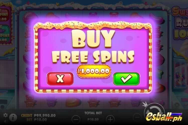 Sugar Rush 1000 Buy Free Spins & Buy Super Free Spins