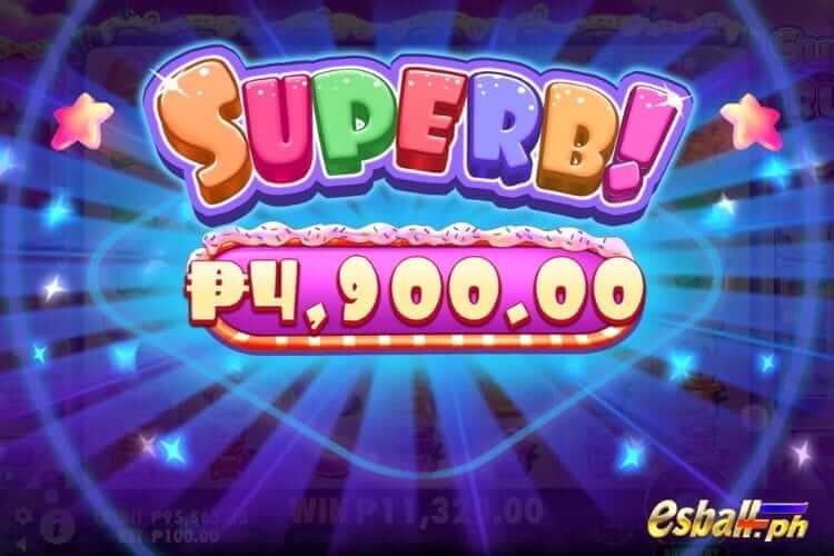 Bet 100 pesos to get Big Win 4,900 in Sugar Rush 1000!