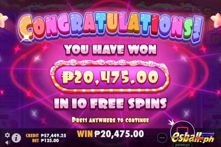 Pragmatic Play Sugar Rush 1000 Slot Free Spins Game