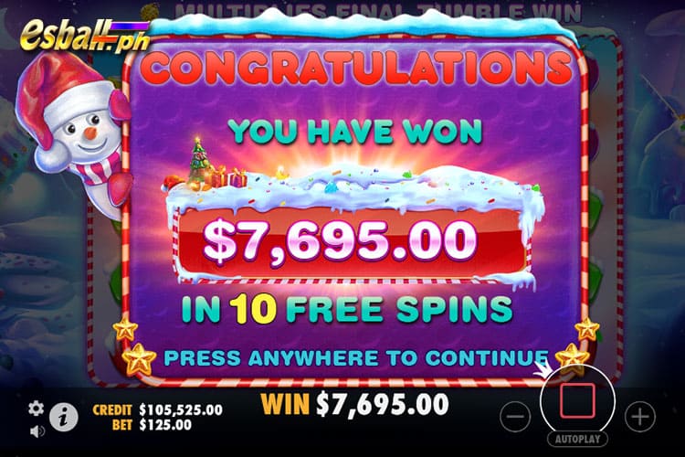 How to Get Sweet Bonanza XMAS Slot Free Play - 10 FERR SPINS WIN 7,695
