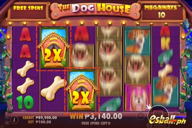 In Free Spins, The Dog House Megaways: Sticky Symbol