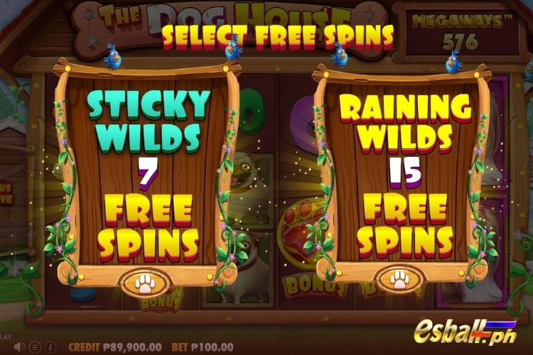 STICKY WILDS or RAINING WILDS
