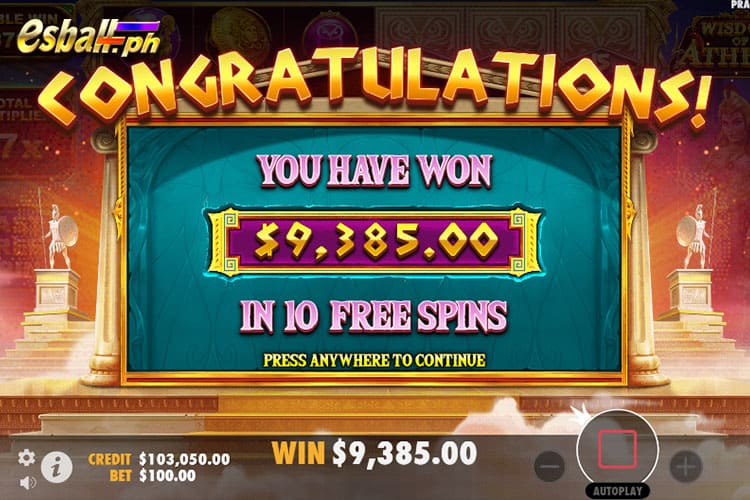 How to Get Wisdom of Athena Free Play - 10 FREE SPINS Win 9,385 How to Get Wisdom of Athena Free Play - 10 FREE SPINS Win 9,385