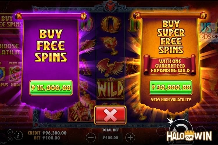 Zeus vs Hades Gods Of War: Bonus Buy