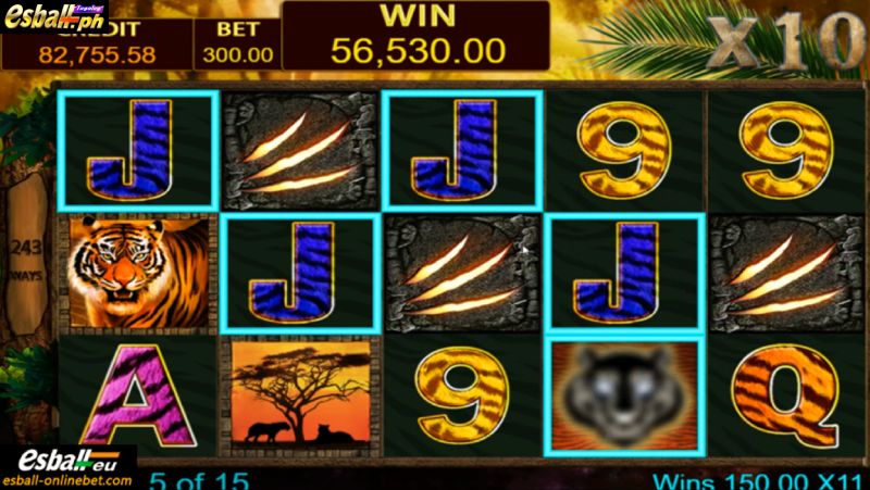 PS 5 Tigers Slot Game 6