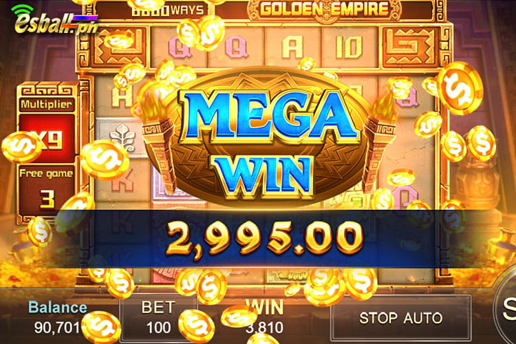Bet 100 pesos and get 2,995 pesos in Rich88 Golden Empire Mega Win!