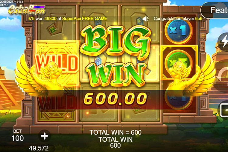 Bet 100 pesos and win 600 pesos on Rich88 Mystery Gem Big Win!