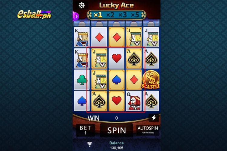 Rich88 Super Ace Slot Game Special Features: Gold Frame