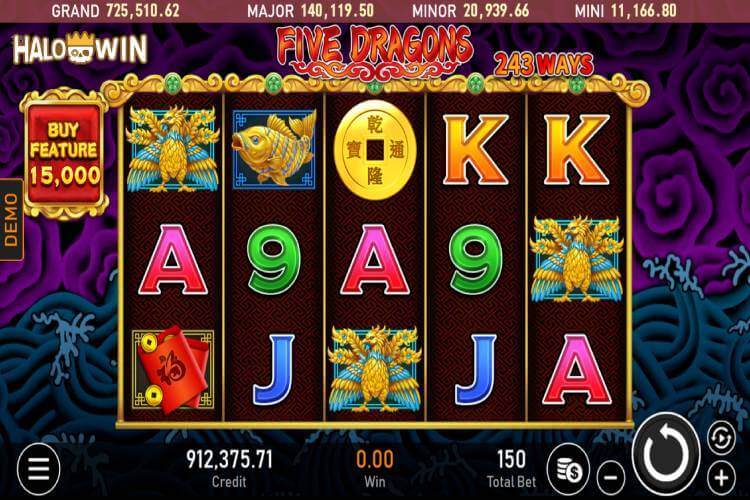 RSG 5 Dragons Slot Overview