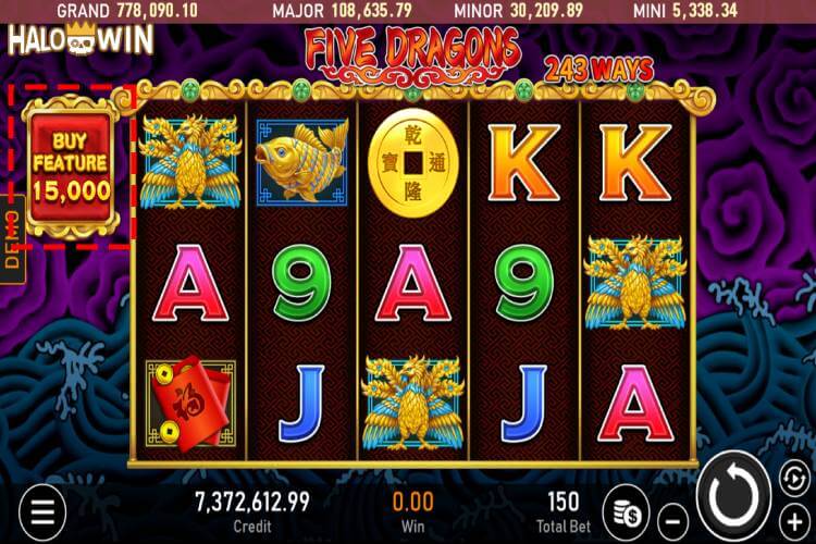 RSG 5 Dragons Slot Bonus Buy