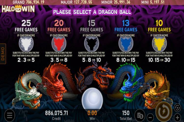 RSG 5 Dragons Slot Free Spins: Dragon Choice