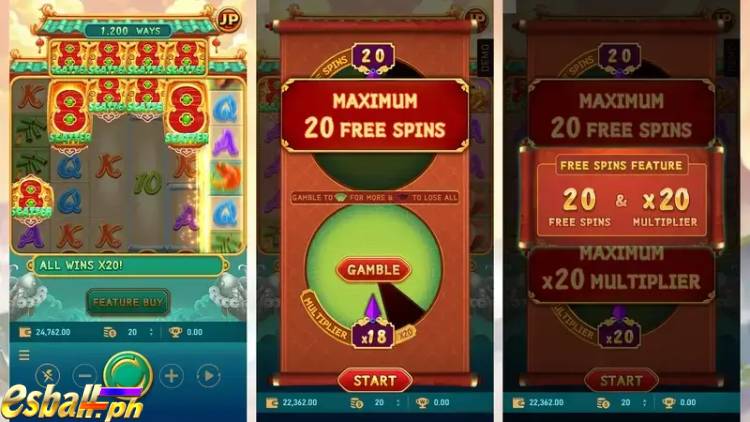 RSG Caishen Fortunes Slot Features RSG Caishen Fortunes Slot Features
