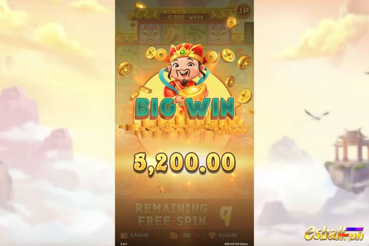 Big Wins ₱5,200 on RSG Caishen Fortunes Slot Game! Big Wins ₱5,200 on RSG Caishen Fortunes Slot Game!