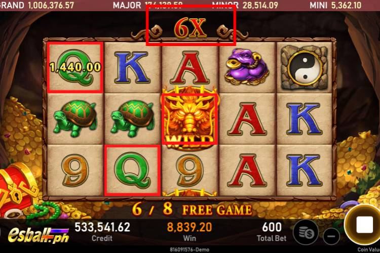 RSG Dragon King 2 Slot Free Spins: Multiplier