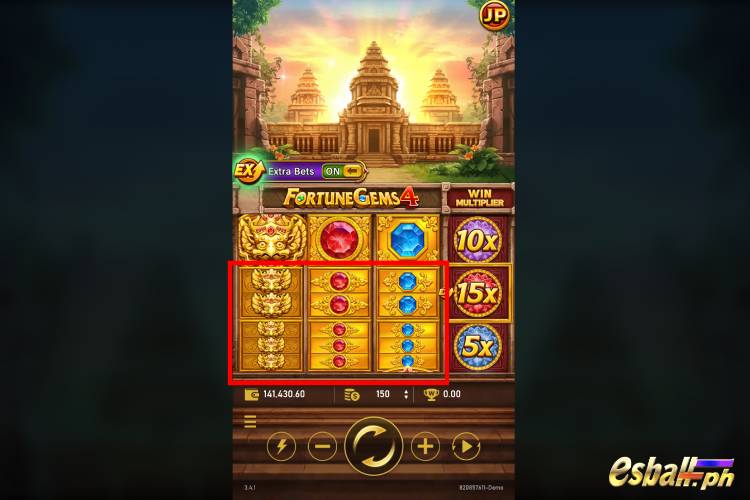 RSG Fortune Gems 4 Slot Features: Splitting Symbols