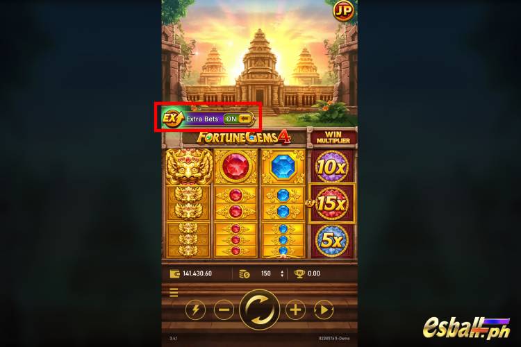 RSG Fortune Gems 4 Slot Features: Extra Bet
