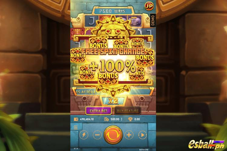 RSG Fortune of Aztecs Slot Features: Extra Bet