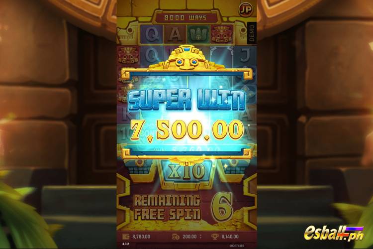 Super Wins ₱7,500 on RSG Fortune of Aztecs Slot Game!
