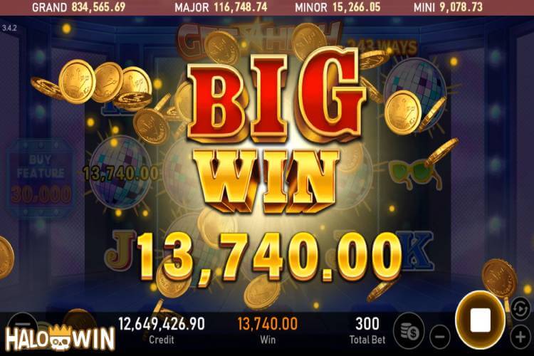 Bet ₱300 and big win ₱13,740 on RSG Get High Free Spin