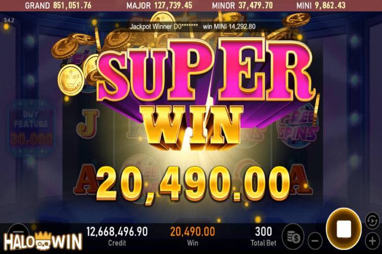 Bet ₱300 and super win ₱20,490 on RSG Get High Free Spin