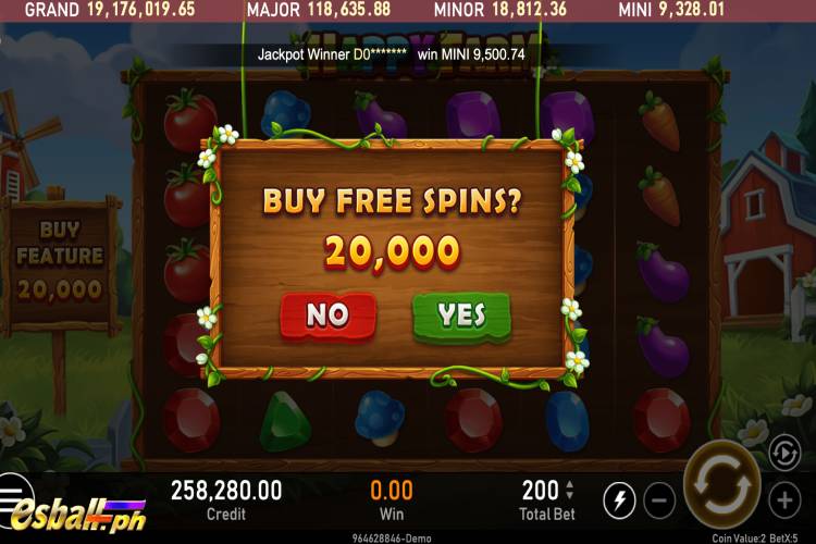 RSG Happy Farm Slot Features