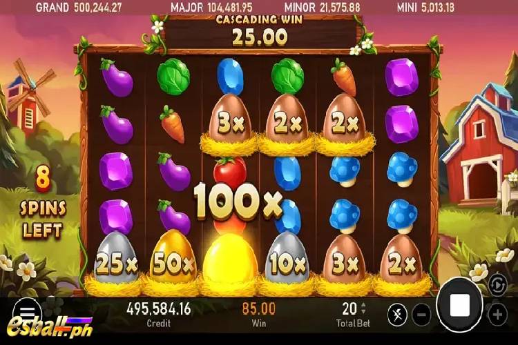 RSG Happy Farm Slot Features