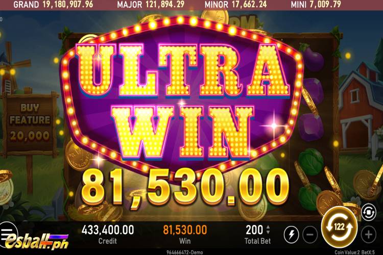 Ultra Wins ₱81,530 on RSG Happy Farm Slot Game!