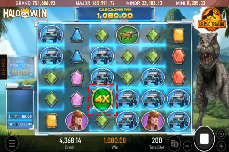 RSG Jurassic Treasure Slot Multiplier