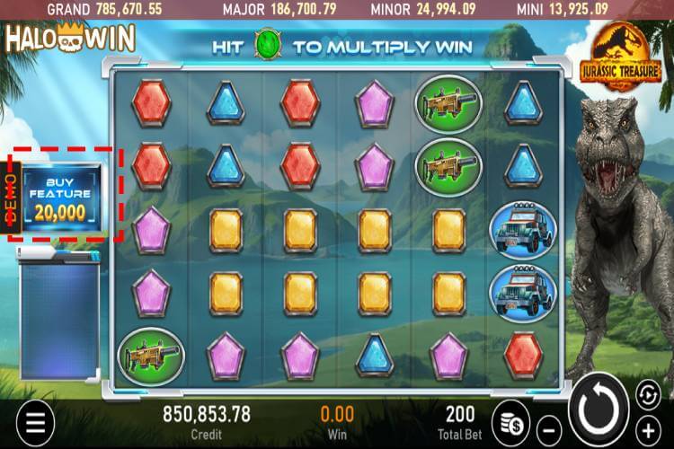 RSG Jurassic Treasure Slot Bonus Buy