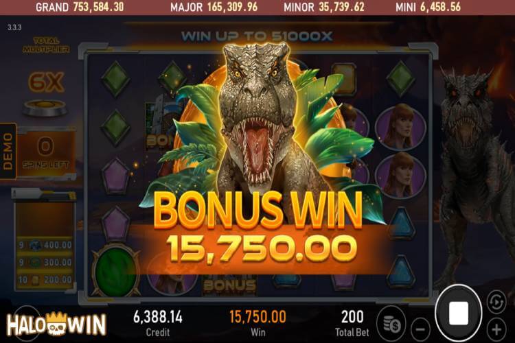 Epic 15,750 Pesos Win with Jurassic Treasure Slot Free Spins