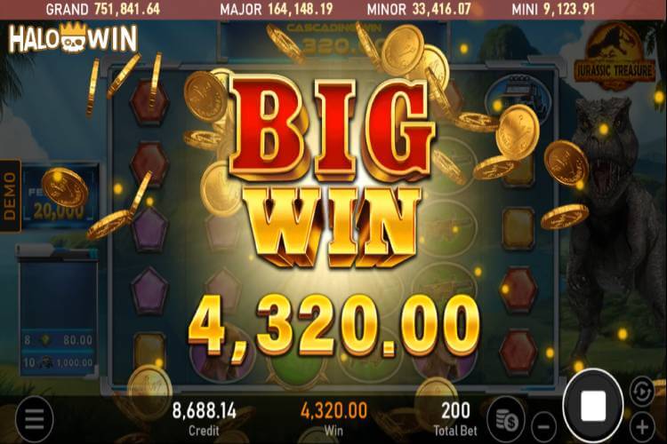 Big Win 4,320 Pesos from RSG Jurassic Treasure