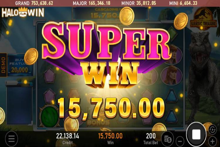 Super Win 15,750 Pesos from RSG Jurassic Treasure Free Spins